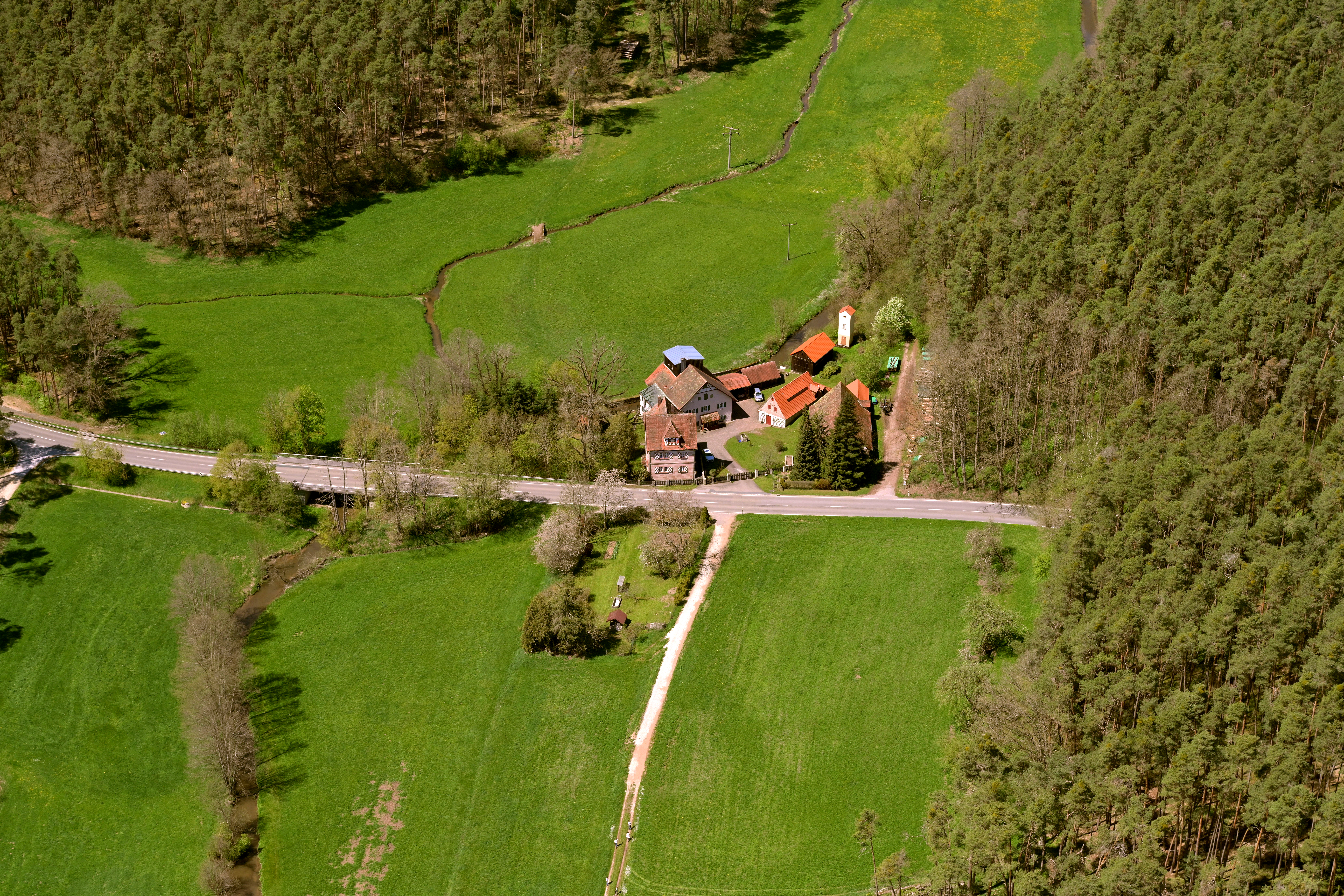  Luftbild Hebresmühle 