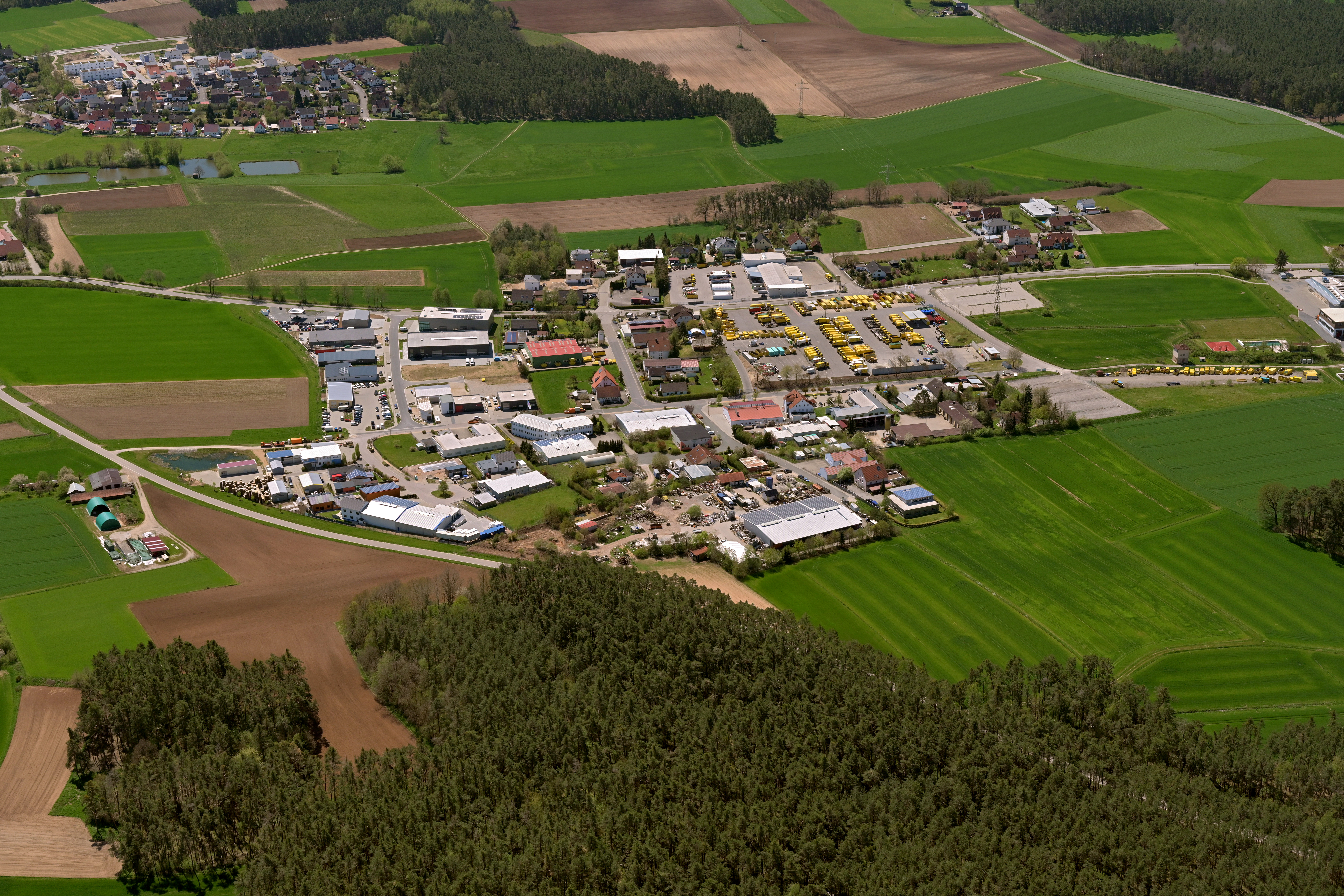 Luftbild Industriegebiet Büchenbach 