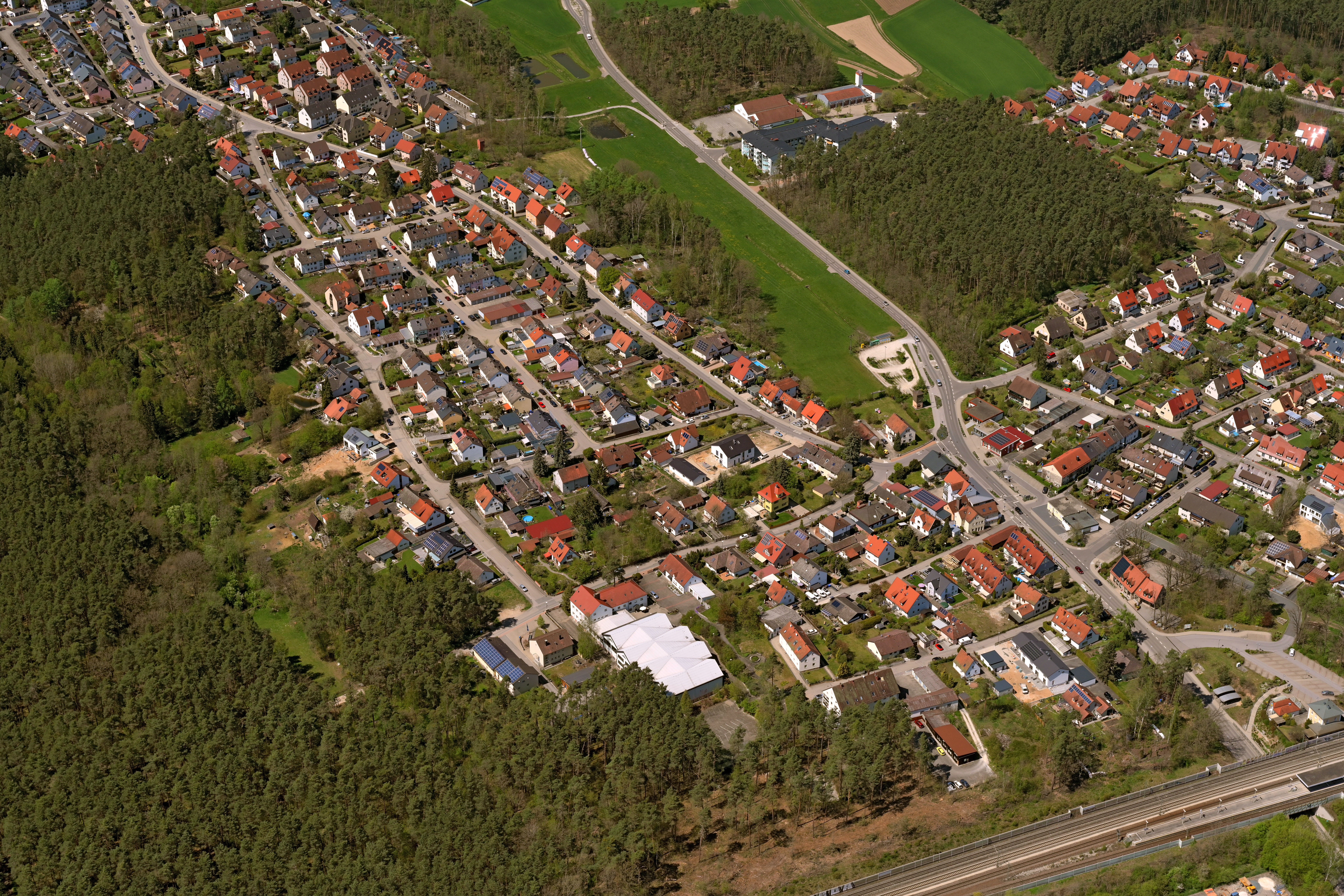  Luftbild Büchenbach unterer Teil 